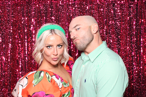 Pink Sequin Photo Booth Backdrop